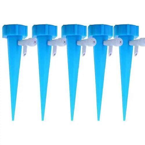 Analyste d'arrosage automatique pour plantes d'intérieur,dispositif d'irrigation goutte à goutte,abreuvoirs automatiques,gadgets de jardin créatifs,10 pièces,5 pièces - Type Blue-5PC
