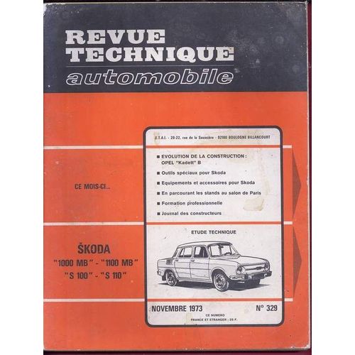 Revue Technique Automobile Skoda  N° 329