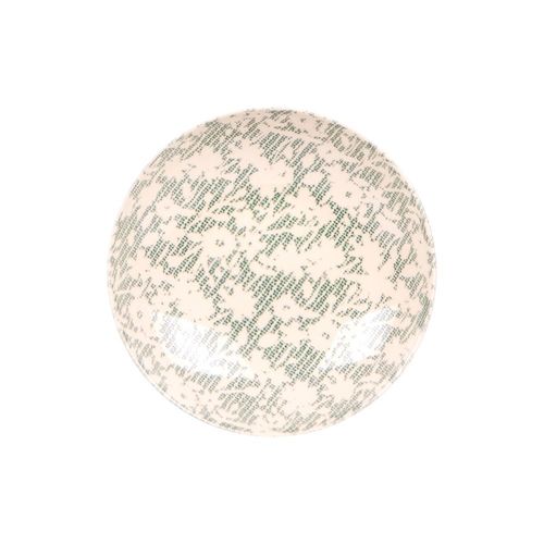 Assiette Creuse Léa Verte 22 Cm (Lot De 6)