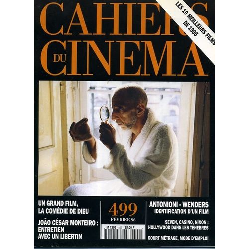 Cahiers Du Cinéma N° 499 : Un Grand Film, La Comédie De Dieu