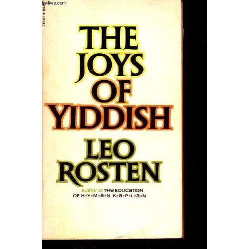 The Joys Of Yiddish.