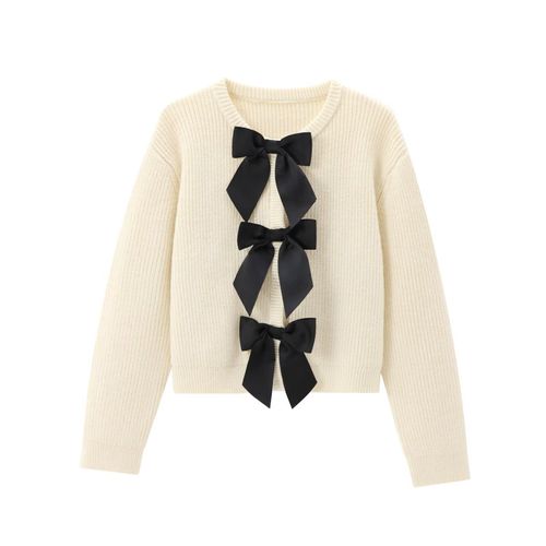 Traf Zr-Cardigan En Tricot Solide À Manches Sulfpour Femme,Pull Vintage Confortable,Harajuku