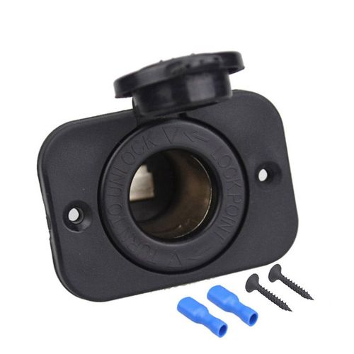 Prise Allume-Cigare 12v,Étanche,Pour Voiture,Bateau,Moto,Tracteur,Accessoires De Voiture - Type No Led