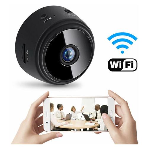 1PCS Mini HD WiFi caméra espion sans fil caméra de surveillance? vision nocturne et détecteur, caméra de surveillance vidéo de sécurité bébé sans fil caméra cachée intérieure extérieure