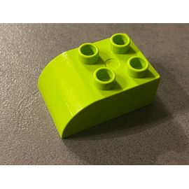 LEGO DUPLO vert clair avec haut incurvé 2302
