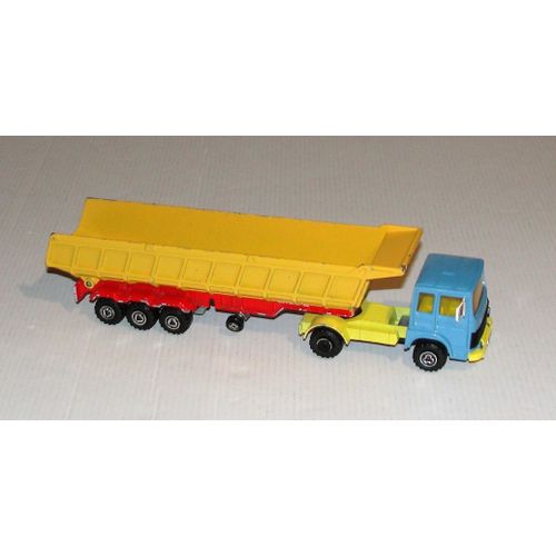 Camion Benne Renault Majorette Semi Remorque Saviem Metal Echel 1.60e
