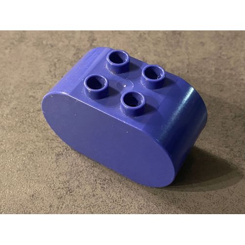 LEGO DUPLO violet aux extrémités arrondis 6448