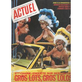 Bradé : Revue Actuel Magazine N° 76 De Février 1986