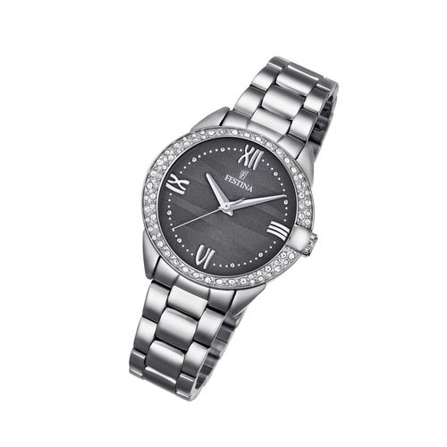Montre-Bracelet En Acier Inoxydable Pour Femmes, Classique, Argent, Festina , F16919/3 Uf16919/3