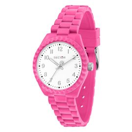 Montre Femme Sector Analogique Bracelet Silicone Rose Use51549503