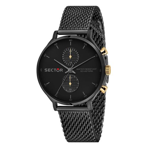 Montre-Bracelet Sector Pour Homme, Multifonction, Bracelet En Acier Inoxydable, Noir, Use53522001