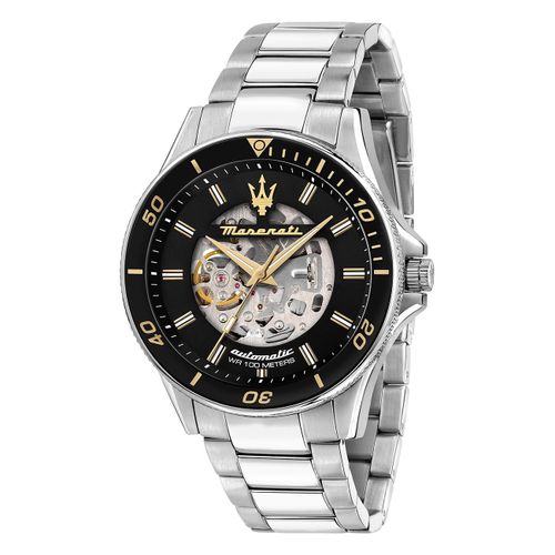 Montre Homme Maserati Sfida Automatique Acier Inoxydable Argent Umar8823140008