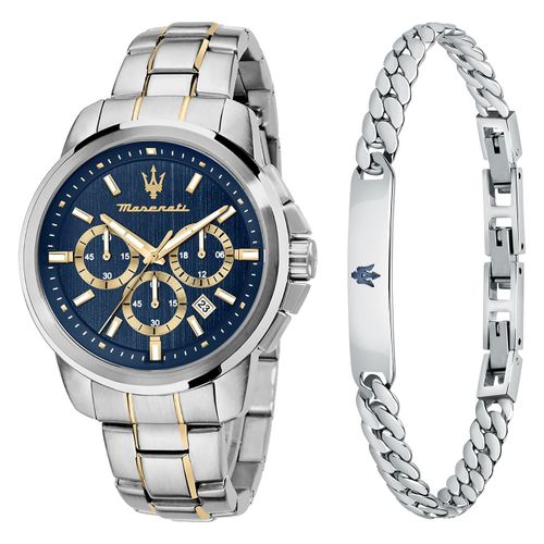 Montre Homme Maserati Successo Chrono Acier Inoxydable Or Umar8873621036