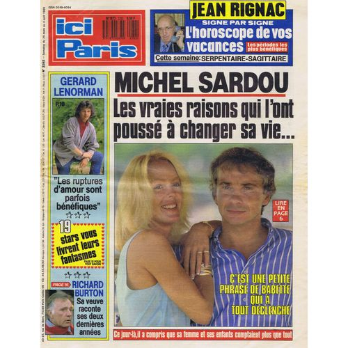 Ici Paris 2262 1989 Sardou/Lenorman/Perret/Roger Pierre/Morgan/Lennon