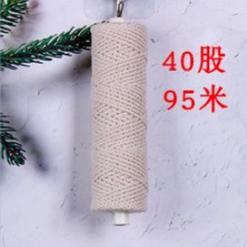 Multi-strand Cotton Woven Scented Candle Line Smokeless Wax Core Handmade Candle Making Supplies Candle Accessories - Type 40shares 95m