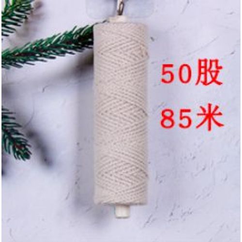 Multi-strand Cotton Woven Scented Candle Line Smokeless Wax Core Handmade Candle Making Supplies Candle Accessories - Type 50shares 85m