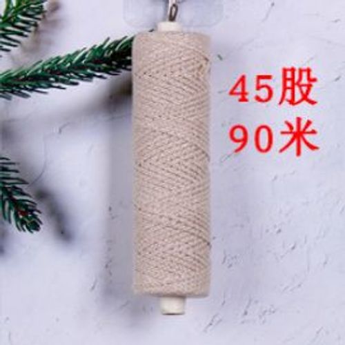 Multi-strand Cotton Woven Scented Candle Line Smokeless Wax Core Handmade Candle Making Supplies Candle Accessories - Type 45shares 90m