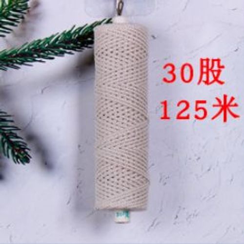 Multi-strand Cotton Woven Scented Candle Line Smokeless Wax Core Handmade Candle Making Supplies Candle Accessories - Type 30 shares 125m