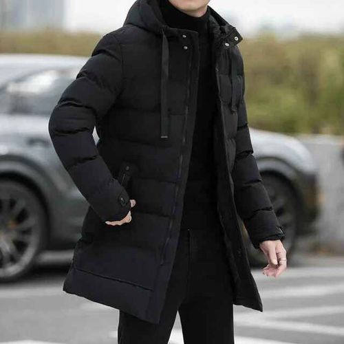 Doudounes Longues Décontractées À Capuche Coupe Couvertes Pour Hommes,Vestes D'hiver Pour Hommes,Parkas Chaudes,Vêtements D'extérieur Pour Hommes,Taille Masculine,