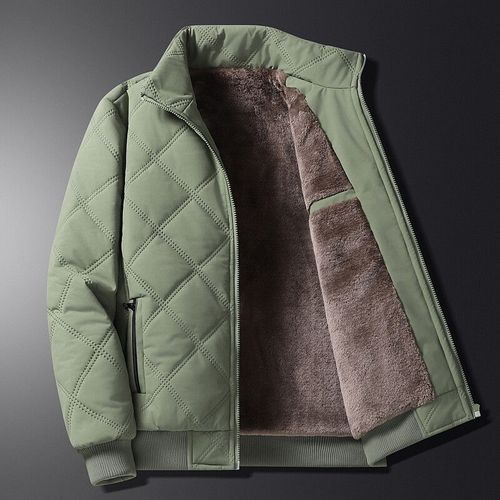 Veste Matelassurera En Coton Pour Hommes,Vêtements D'extérieur Rembourrés,Parkas Monochromes,Vêtements D'hiver Chauds,Vêtements Optiques,Haut Décontracté,Support