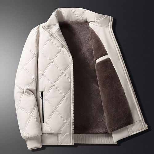 Veste Matelassurera En Coton Pour Hommes,Vêtements D'extérieur Rembourrés,Parkas Monochromes,Vêtements D'hiver Chauds,Vêtements Optiques,Haut Décontracté,Support