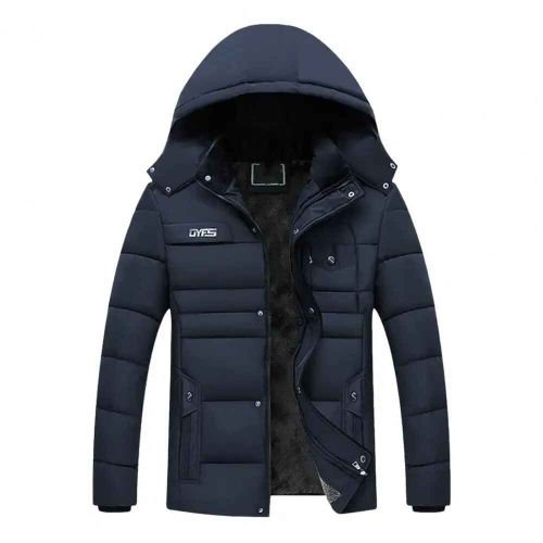 Chimcold Verde-Veste À Capuche Pour Homme,Manteau Thermique Lavable,Solide,Pour L'extérieur,Coupe-Vent,Décontracté,Hiver