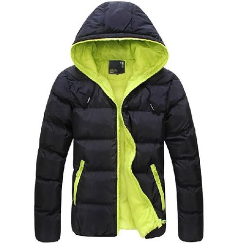 Manteau En Coton À Capuche Pour Hommes,Veste Rembourrée En Duvet De Style Coréen,Parkas Régulières Décontractées Pour Étudiants,Hiver