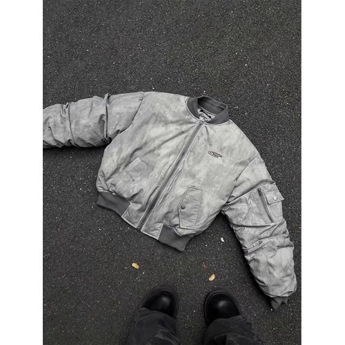 Manteau D'hiver En Coton Chaud De Style Américain Pour Homme,Veste Volante Rembourrée,Épaisseur Standard,Scène Décontractée