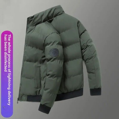 Manteau D'hiver En Coton Épais Pour Homme,Veste Décontractée Pour Jeunes,Haut Rembourré Chimpolyvalent,Parka À La Mode,Style