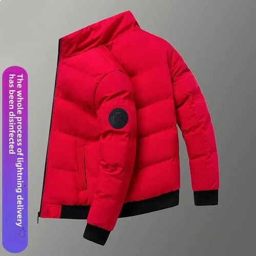 Manteau D'hiver En Coton Épais Pour Homme,Veste Décontractée Pour Jeunes,Haut Rembourré Chimpolyvalent,Parka À La Mode,Style