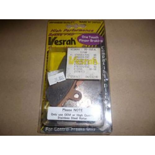 Plaquette De Frein Vesrah Pour Moto Yamaha 660 Xt Z Ténéré 1991 À 1998 Av Neuf