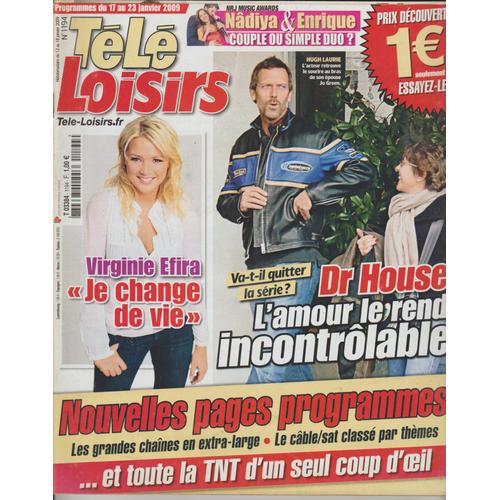 Télé Loisirs 1194 Du 17 Au 23/01/2009