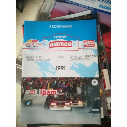 Programme Trophee Andros 1991