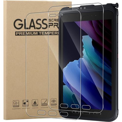 [2 Pièces Verre Trempé Pour Samsung Galaxy Tab Active 3, [Anti-Rayures] [9h Dureté] Film Protecteur, [Haute Définition] Transparente Film De Protection Écran Pour Galaxy Tab Active 3