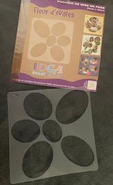 Scrapbooking - Gabarit De Découpe Toga - Fleur D’Ovales