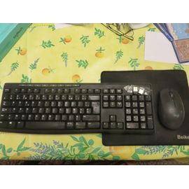 Clavier et souris sans fil Logitech M293 et tapis de souris