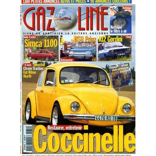 Gazoline  N° 39 : Coccinelle, Simca 1100, Nsu Prinz,R12 Gordini