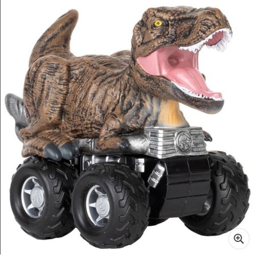 Jurassic World Zoom Riders Pull-Back Powered Car T-Rex