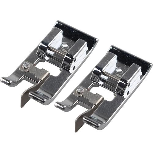 2 Pièces Surjeteuse Pied-de-Biche pour Machine à Coudre Système Snap-on Outil pour Les Ourlets Roulés pour Brother,Janome,Toyota,New Singer.[Y1190]