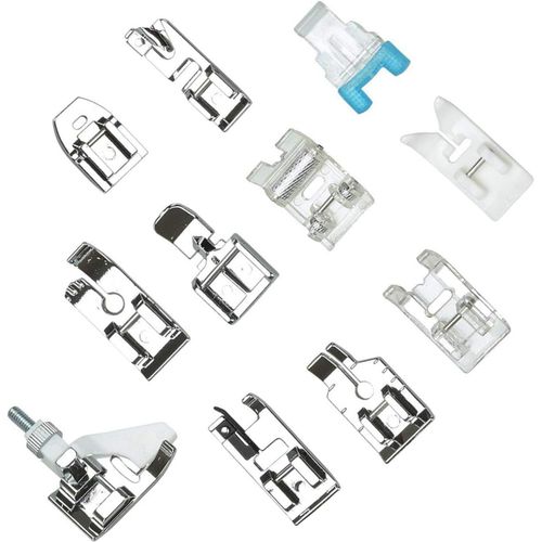 Lot de 11 pieds de machine à coudre compatibles avec Janome Singer.[Y1383]