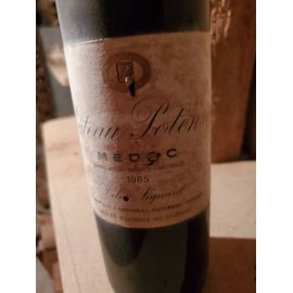 1 Bouteille Château Potensac 1985 Médoc Bordeaux Vin Conservée En Cave De Terre Battue