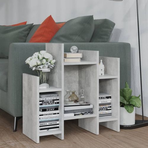 Vidaxl Armoire Latérale Gris Béton 60x26x60 Cm Aggloméré