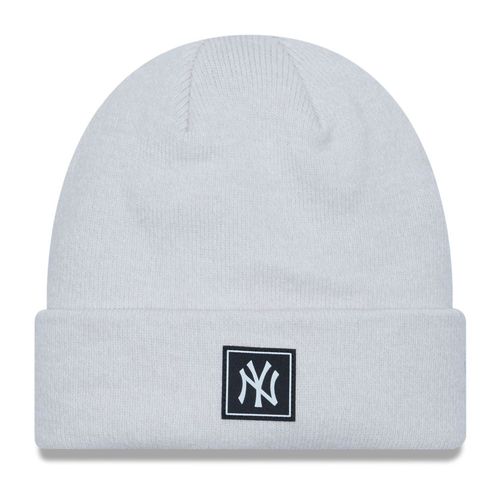 New Era Bonnet D'hiver Beanie - Patch New York Yankees Stone