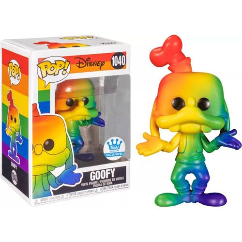 Funko Pop ! Disney Dingo Pride Rainbow Funko Hollywood Exclusif #1040