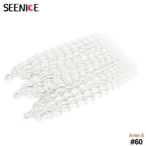 30inches-75cm Ariel Curl Cheveux Synthtiques Vague D'eau Torsion Crochet Cheveux Afro Boucles Crochet Tresses Ombre Rose Tressage Extension De Cheveux Pour Les Femmes