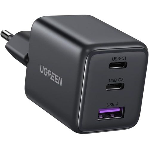 30w Chargeur Usb C Rapide Avec Gan Tech 3 Ports Compatible Avec Iphone 16 Plus Pro Max 15 14 13 Pixel 9 8 Pro 7a 6a Galaxy S24 Plus Ultra S23 A15 A05s Macbook Air Ipad Air Mini