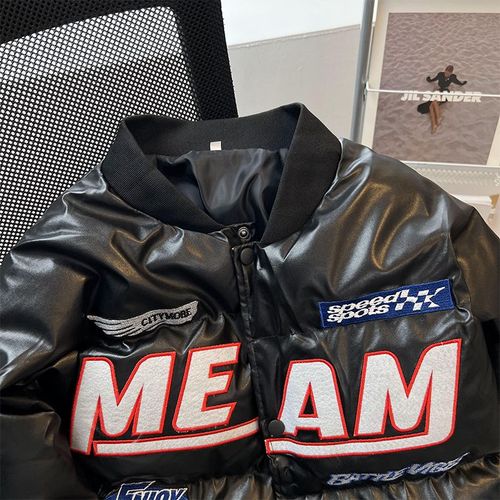 Veste D'hiver Rétro En Coton Pour Homme,Pilote De Rue,Détrempé,Hip Hop,Épais,À Simple Boutonnage,Col Montant