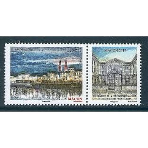 88ème Congrès De La Fédération Française Des Associations Philatéliques À Macon Année 2015 N° 4956 Yvert Et Tellier Luxe