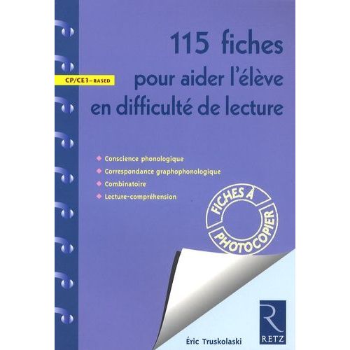 115 Fiches Pour Aider L'élève En Difficulté De Lecture Cp/Ce1