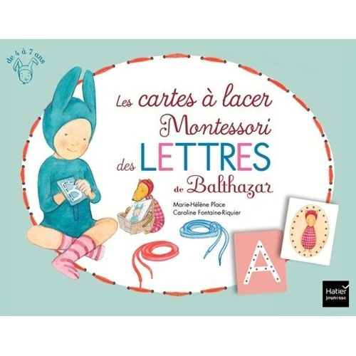 Les Cartes À Lacer Montessori Des Lettres De Balthazar